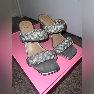 A New Day Basil Rhinestone Mule Heels